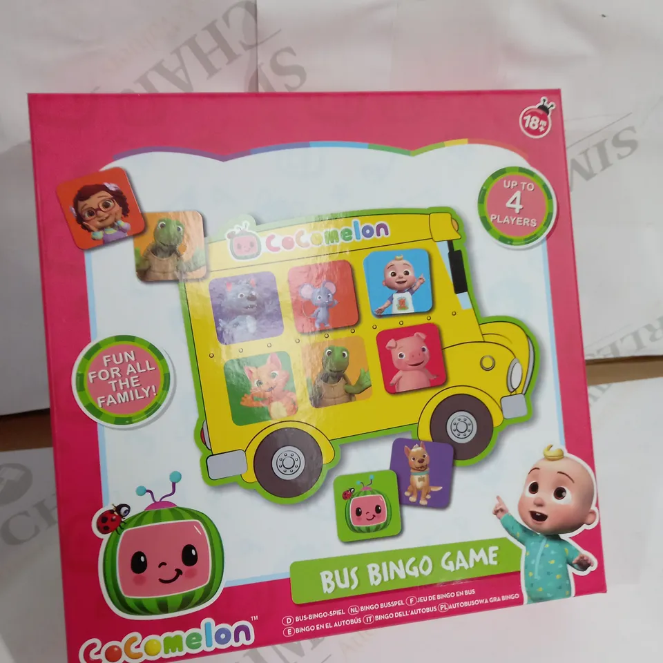 BOXED COCOMELON BUS BINGO GAME