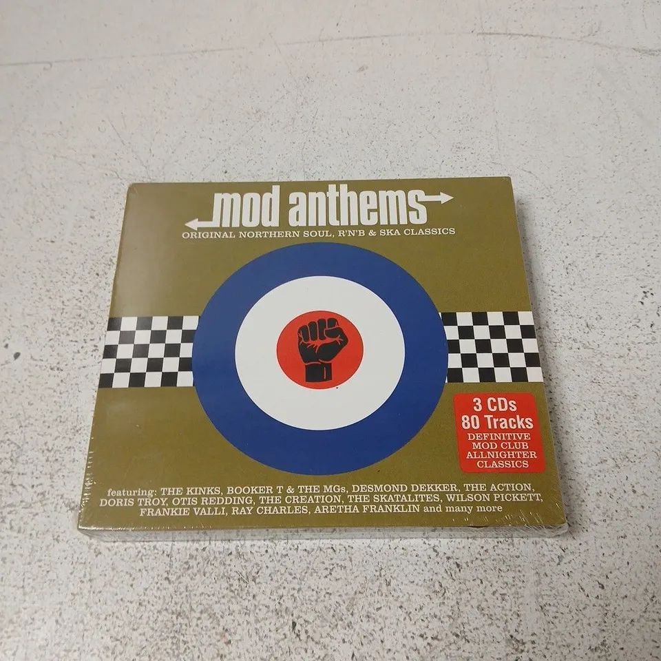 MOD ANTHEMS – 3CD BOX SET: ORIGINAL NORTHERN SOUL, R'N'B & SKA CLASSICS