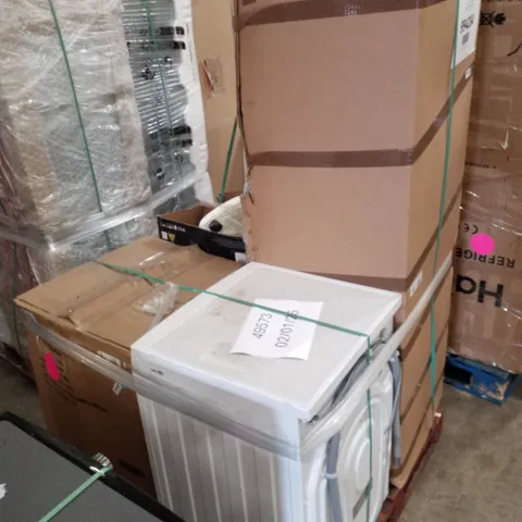 PALLET OF APPROXIMATELY 4 UNPROCESSED RAW RETURN WHITE GOODS TO INCLUDE