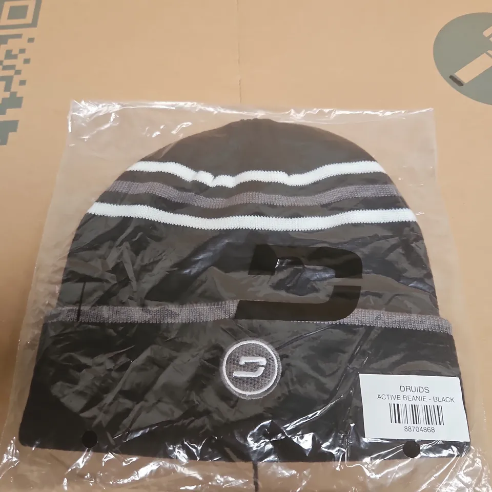 DRUIDS ACTIVE BEANIE - BLACK