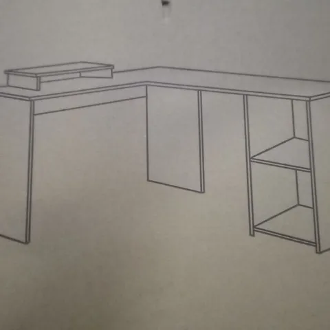 PALLET OF APPROXIMATELY 18 BOXED L-SHAPED DESK