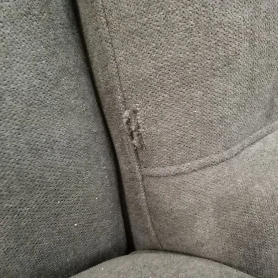 ALBION FABRIC 3 SEATER HIGH BACK MANUAL RECLINER SOFA - CHARCOAL RRP £749