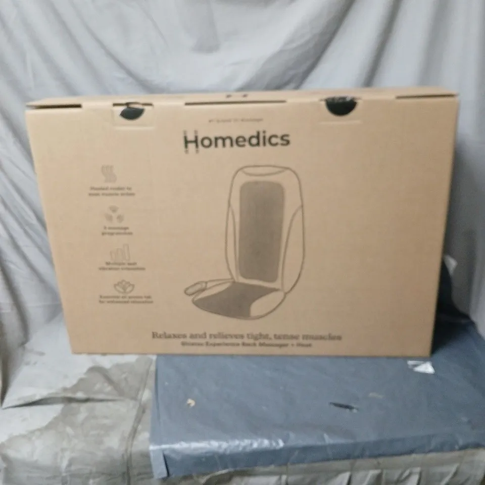 HOMEDICS SHIATSU EXPERIENCE BACK MASSAGER + HEAT BOXED