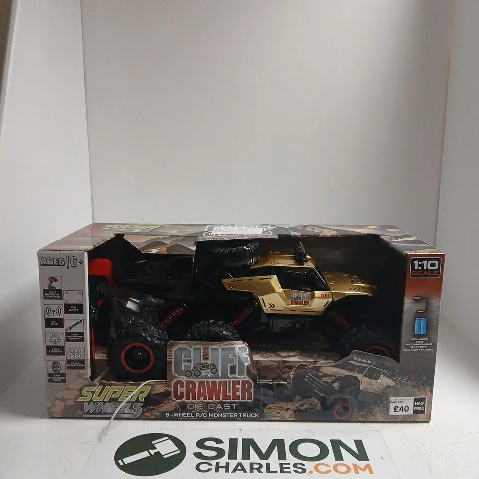 1:10 SCALE RC MONSTER TRUCK – DIE-CAST, BOXED
