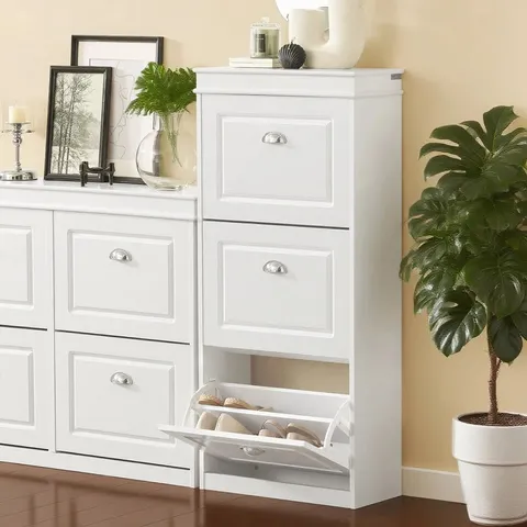 BOXED MORIAH 12 PAIR FLIP DOWN SHOE STORAGE