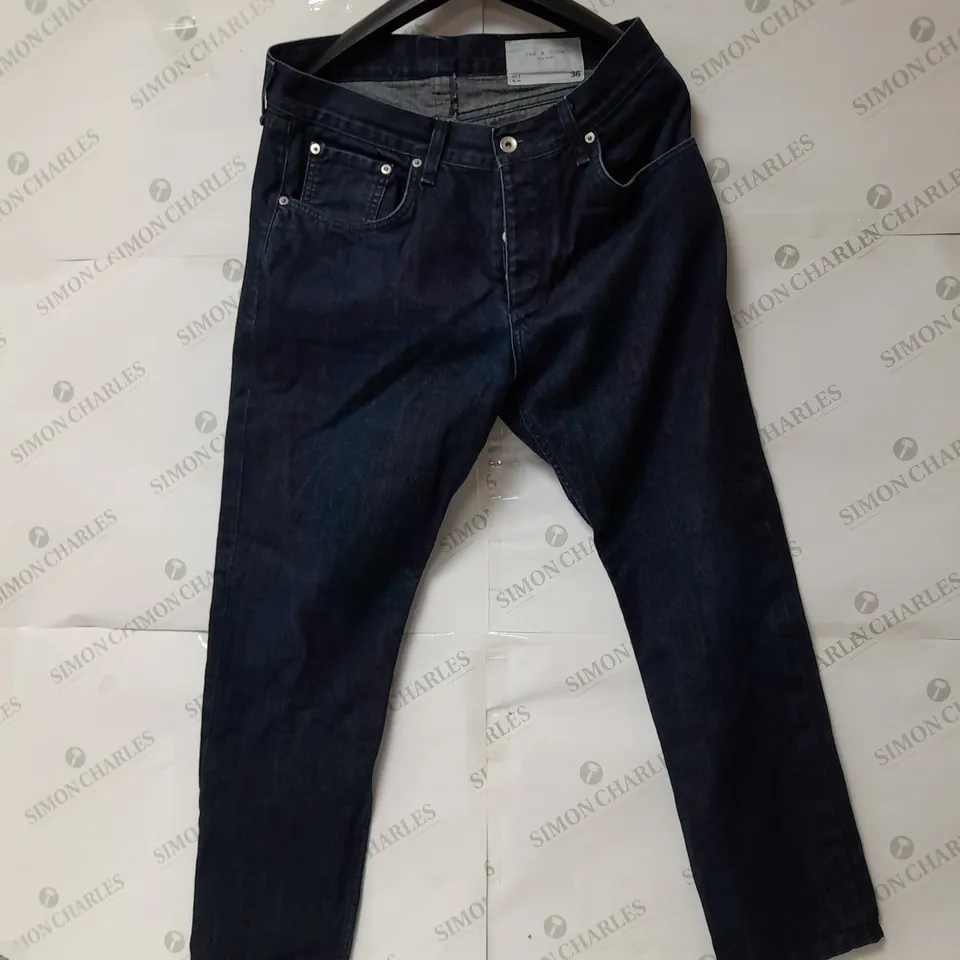 RAG & BONE SLIM FIT DARK WASH JEANS SIZE 36" WAIST