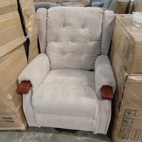 DESIGNER FABRIC UPHOLSTERED RECLINER CHAIR 