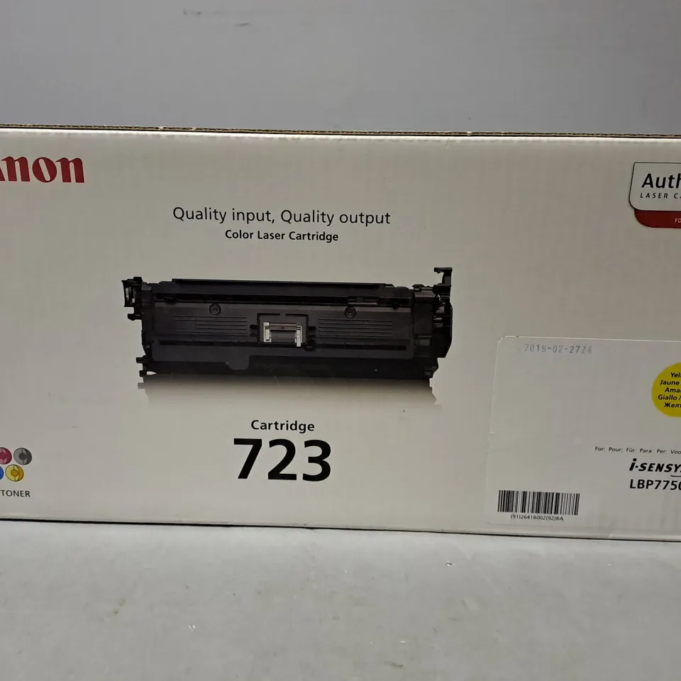 CANON 2641B002AA YELLOW 723 TONER CARTRIDGE