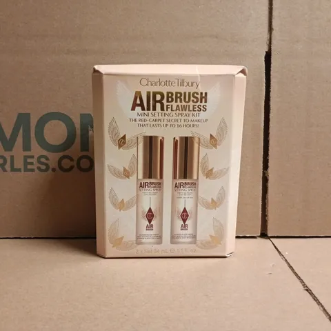 CHARLOTTE TILBURY AIR BRUSH FLAWLESS MINI SETTING SPRAY (2 X 34ML)