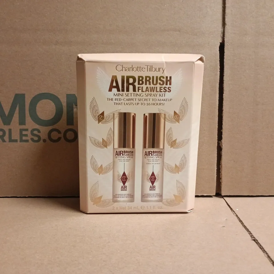 CHARLOTTE TILBURY AIR BRUSH FLAWLESS MINI SETTING SPRAY (2 X 34ML)
