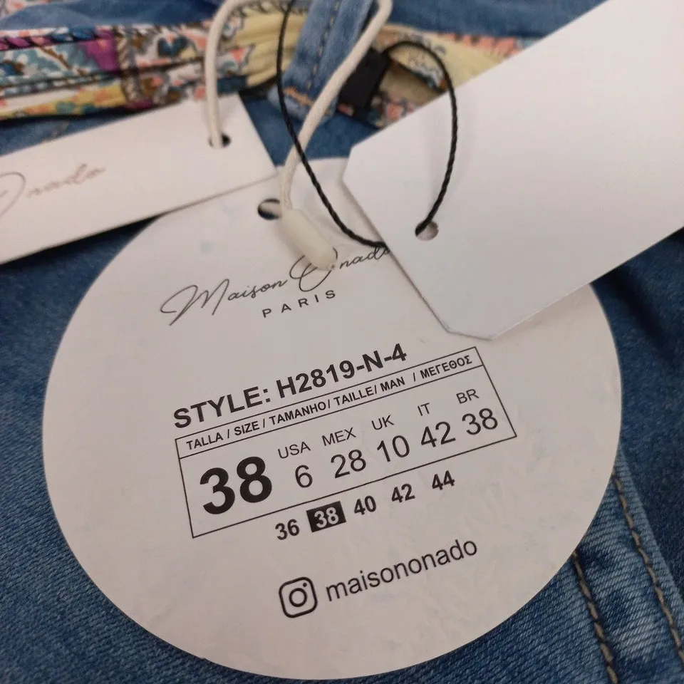 MAISON ONANDA PARIS WOMEN'S DENIM JEANS – UK 10 (EU 40)
