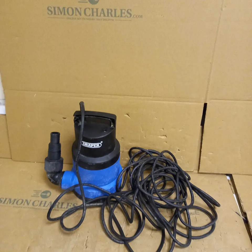 DRAPER 98911 SUBMERSIBLE CLEAN WATER PUMP, 250W