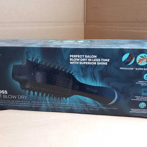 BOXED REVAMP PROGLOSS PERFECT BLOW DRY PROFESSIONAL 1200W VOLUME AND SHINE AIR STYLER