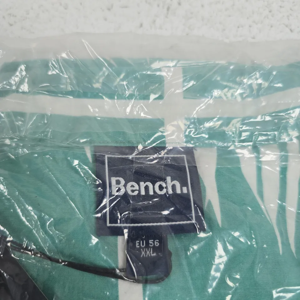 BENCH SEA GREEN PALM PRINT SHIRT – XXL (EU 56)