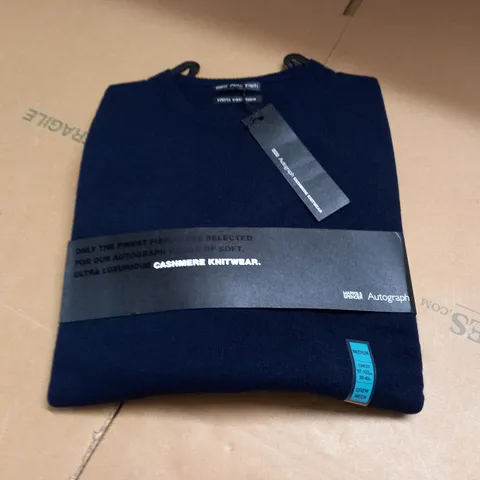 AUTOGRAPH 100% CASHMERE KNITWEAR JUMPER - MED