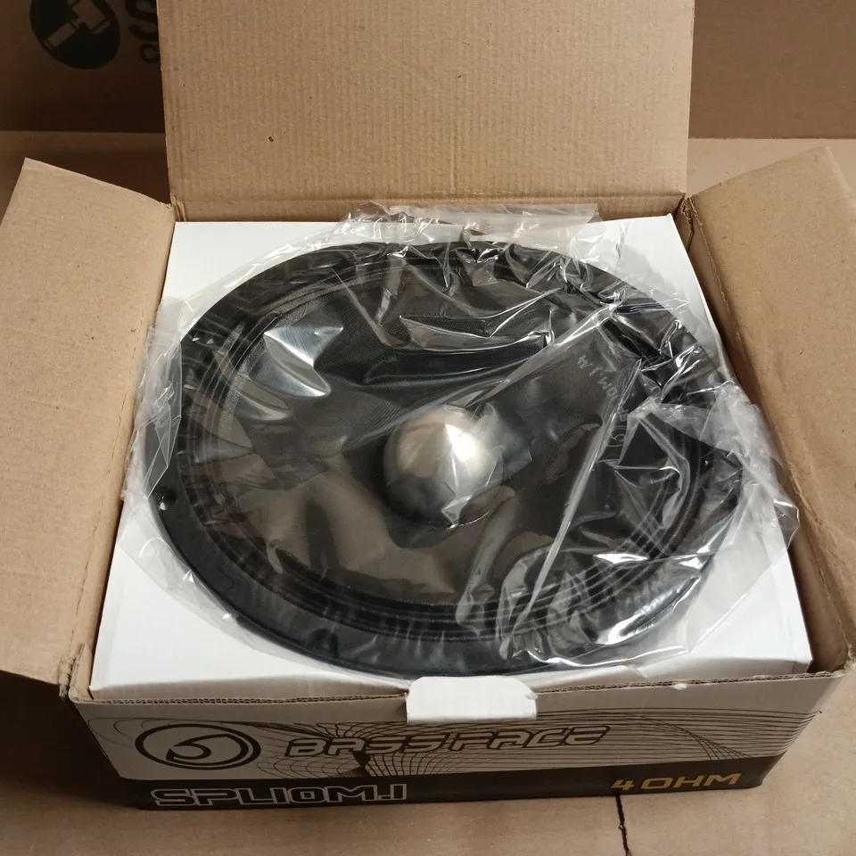 BASS FACE SPL10M.1 40HM COMPETITION MIDBASS DRIVER BOXED