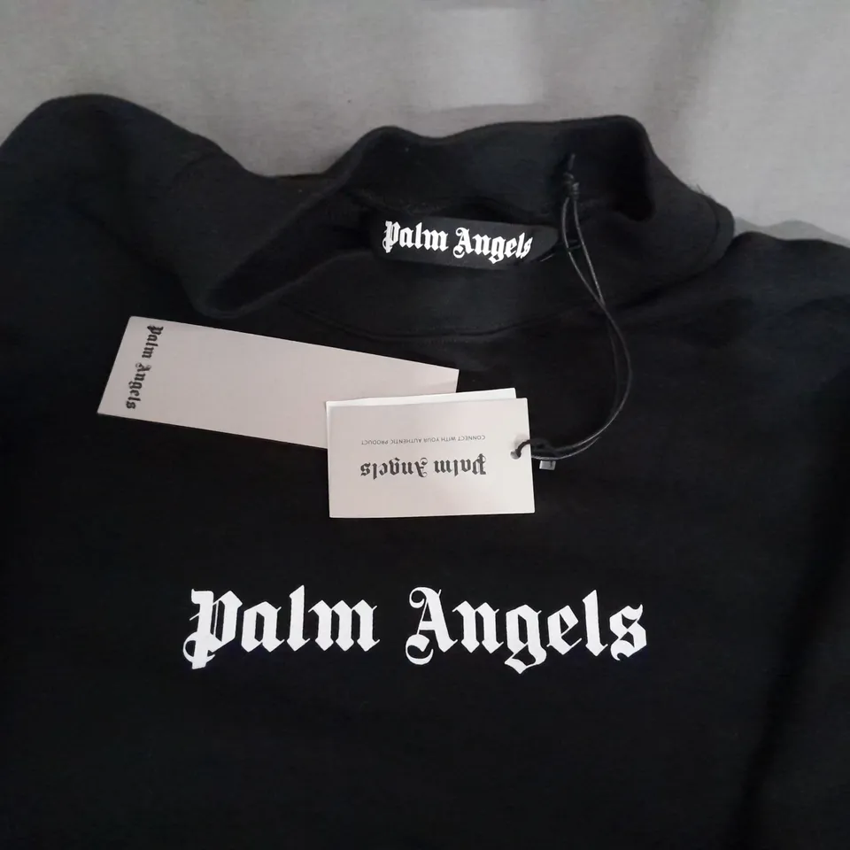 PALM ANGELS BLACK JUMPER SIZE XL