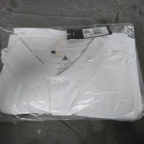 ADIDAS POLO SHIRT – WHITE, XL