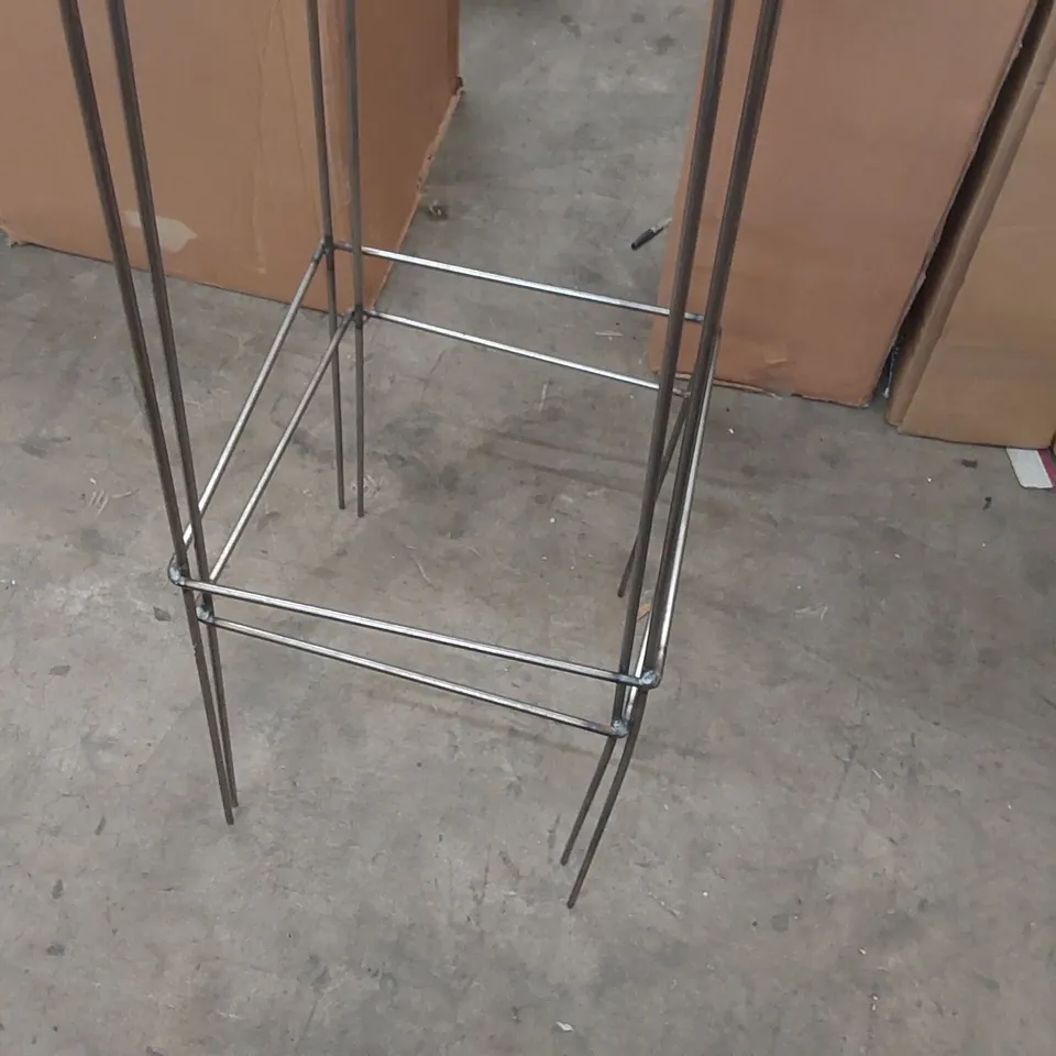 SET OF 2 BARRINGTON SQUARE OBELISK PLANT SUPPORTS 
