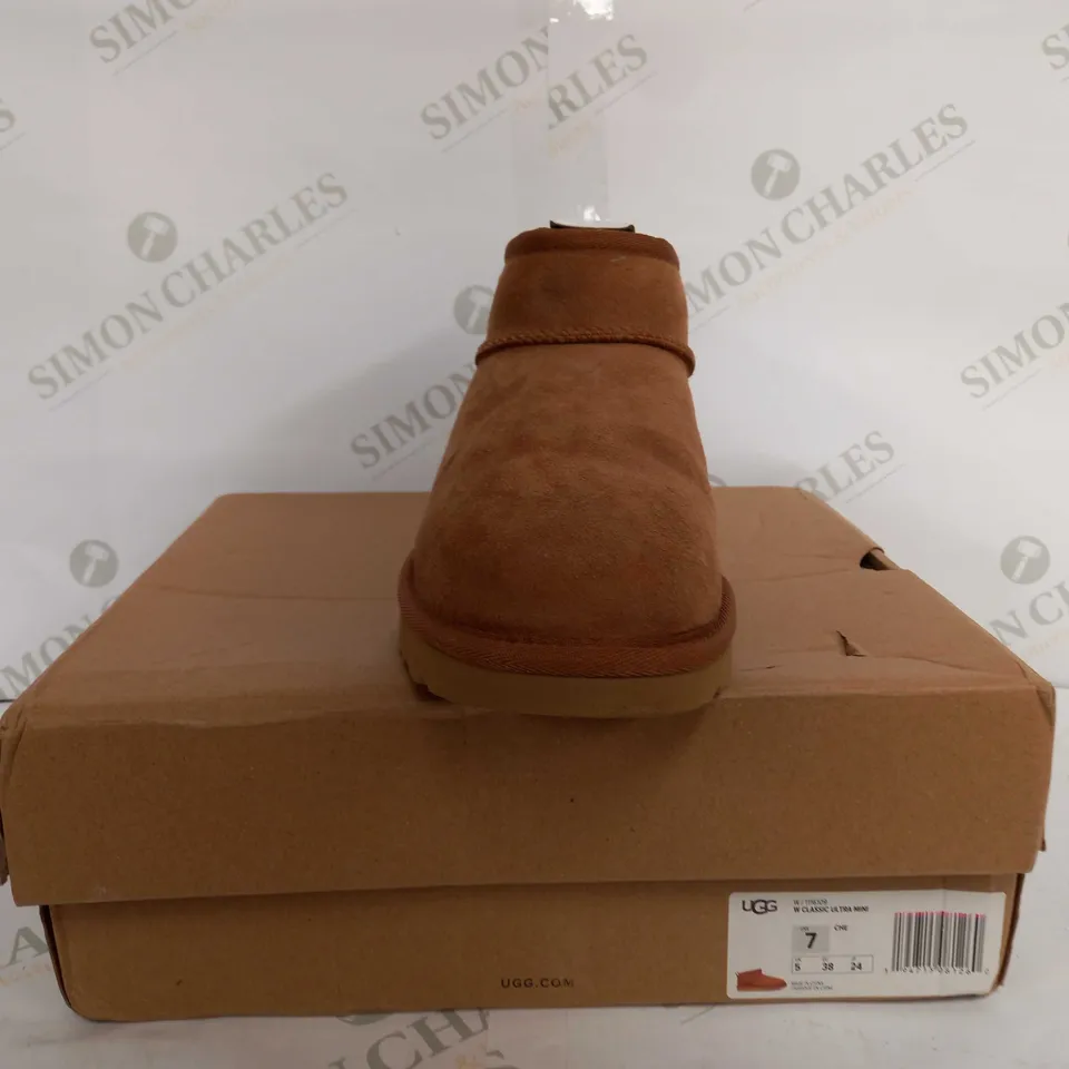 UGG CLASSIC ULTRA MINI IN BROWN - UK 5 