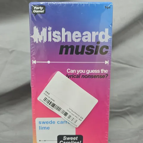SEALED MISHEARD MUSIC PARTY GAME