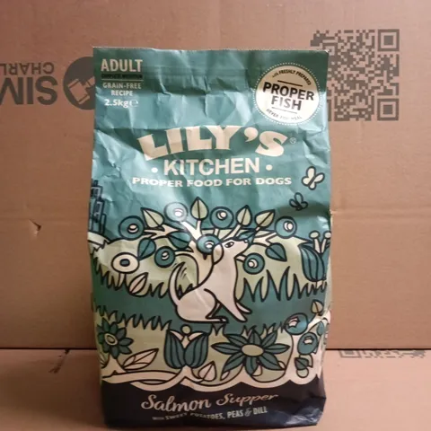 LILY'S KITCHEN SALMON SUPPER FOR ADULT DOGS GRAIN FREE – 2.5KG