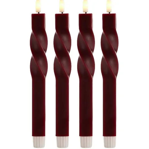 BUNDLEBERRY BY AMANDA HOLDEN SET OF 4 FLAMELESS LED CANDLES