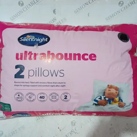 PACKAGED SILENT NIGHT ULTRABOUNCE SET OF 2 PILLOWS