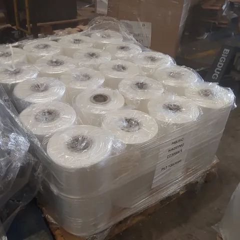 PALLET CONTAINING APPROXIMATELY 20x ROLLS OF NATURAL SW SHRINK COEX MICROPER WRAP - APPROXIMATELY 2,400 LINEAR METRES PER ROLL