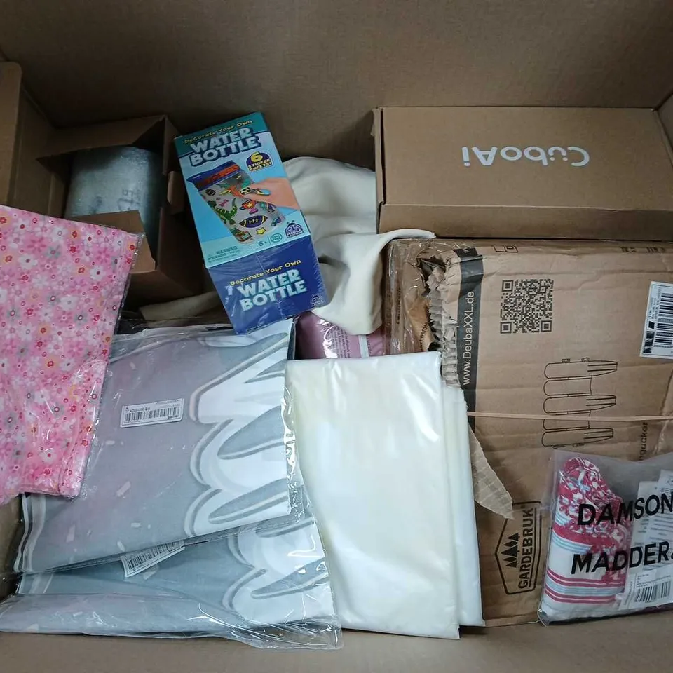 BOX OF APPROXIMATELY 12 ASSORTED ITEMS TO INCLUDE - GHD DIFFUSER, CHILD FALL PREVENTION GUARD, AND JSP M 8-820 ETC. 