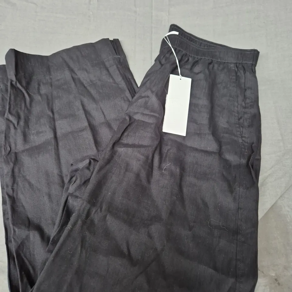 ARKET TROUSERS IN BLACK - SIZE 12