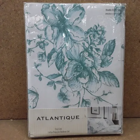 BRAND NEW ALTANTIQUE DOUBLE DUVET SET - DUCK EGG