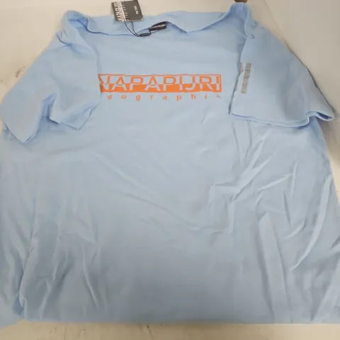 NAPAPIJRI THE TRIBE T-SHIRT – LIGHT BLUE, 2XL, 100% COTTON (VIETNAM)