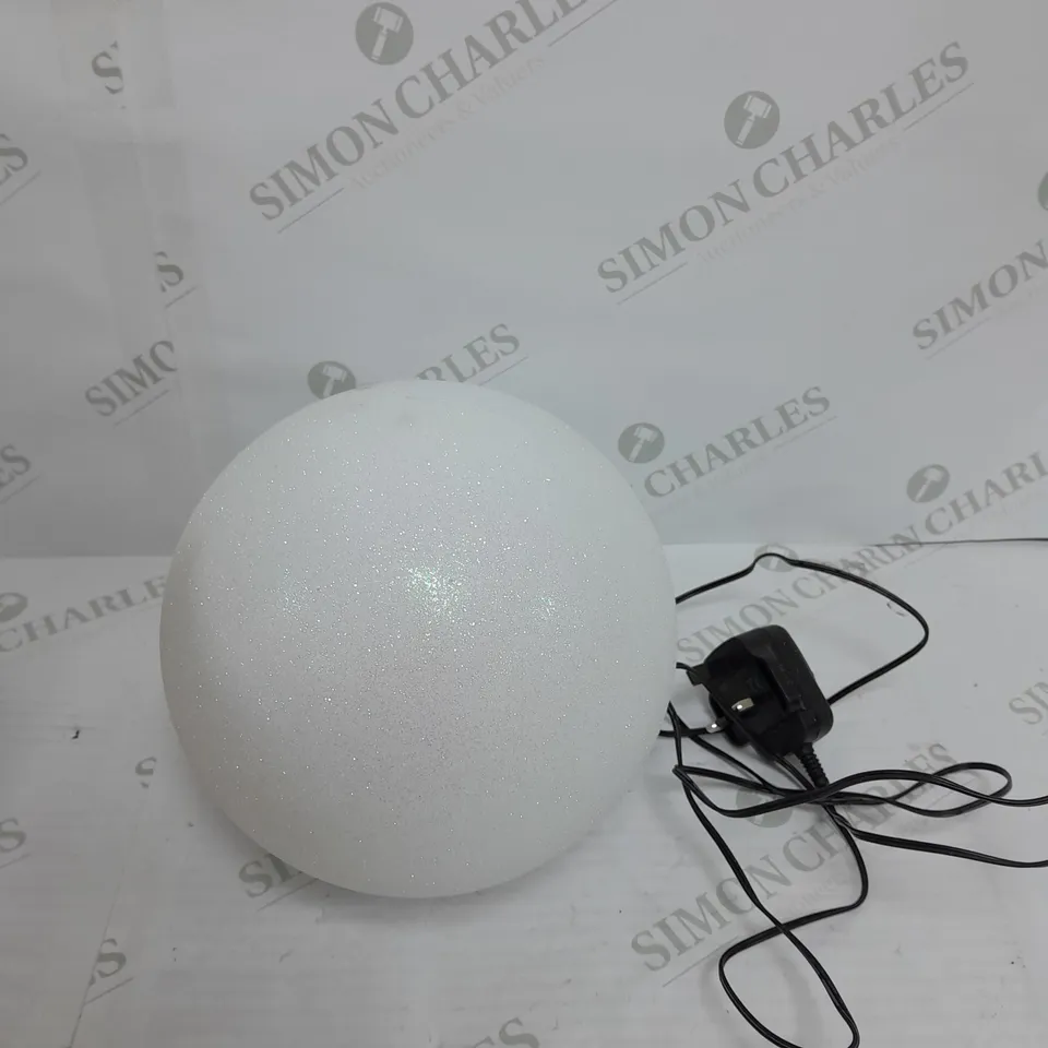 MR CHRISTMAS PRE-LIT ROTATING SPHERE MULTI-COLOUR SNOW FLAKES