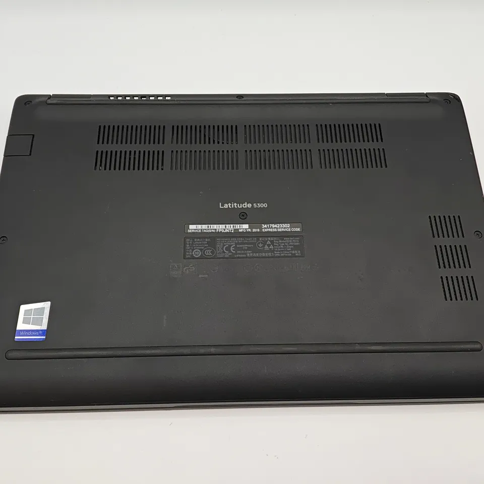 UNBOXED DELL LATITUDE 5300 INTEL I7 VPRO 8TH GEN 1TB ROM LAPTOP IN BLACK