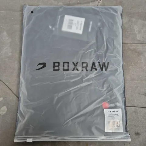 SEALED JUNTO X BOXRAW OVERSIZED T-SHIRT IN BLACK - LARGE