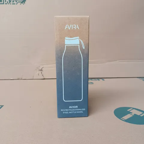 AVIOR RCS RECYCLED STAINLESS STEEL BOTTLE 500ML BOXED