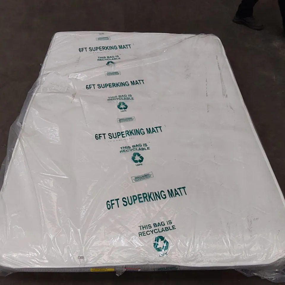 QUALITY BAGGED 4'6" DOUBLE CLOUDS MEMORY SPRUNG OPEN COIL MATTRESS 