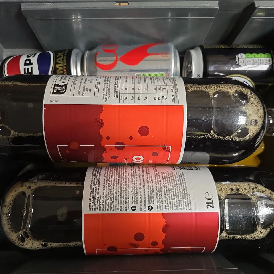 APPROXIMATELY 8 ASSORTED DRINKS TO INCLUDE SOBO ORANGE SQUASH, CLASSIC COLA, PLENISH ALMOND, ETC - COLLECTION ONLY