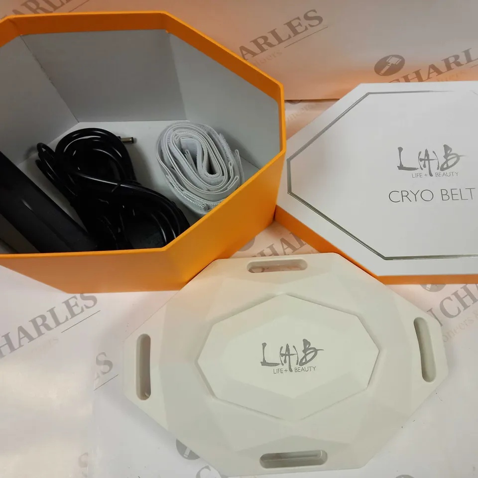 BOXED LAB CRYO BELT WITH EMS AND RED LED LIGHT