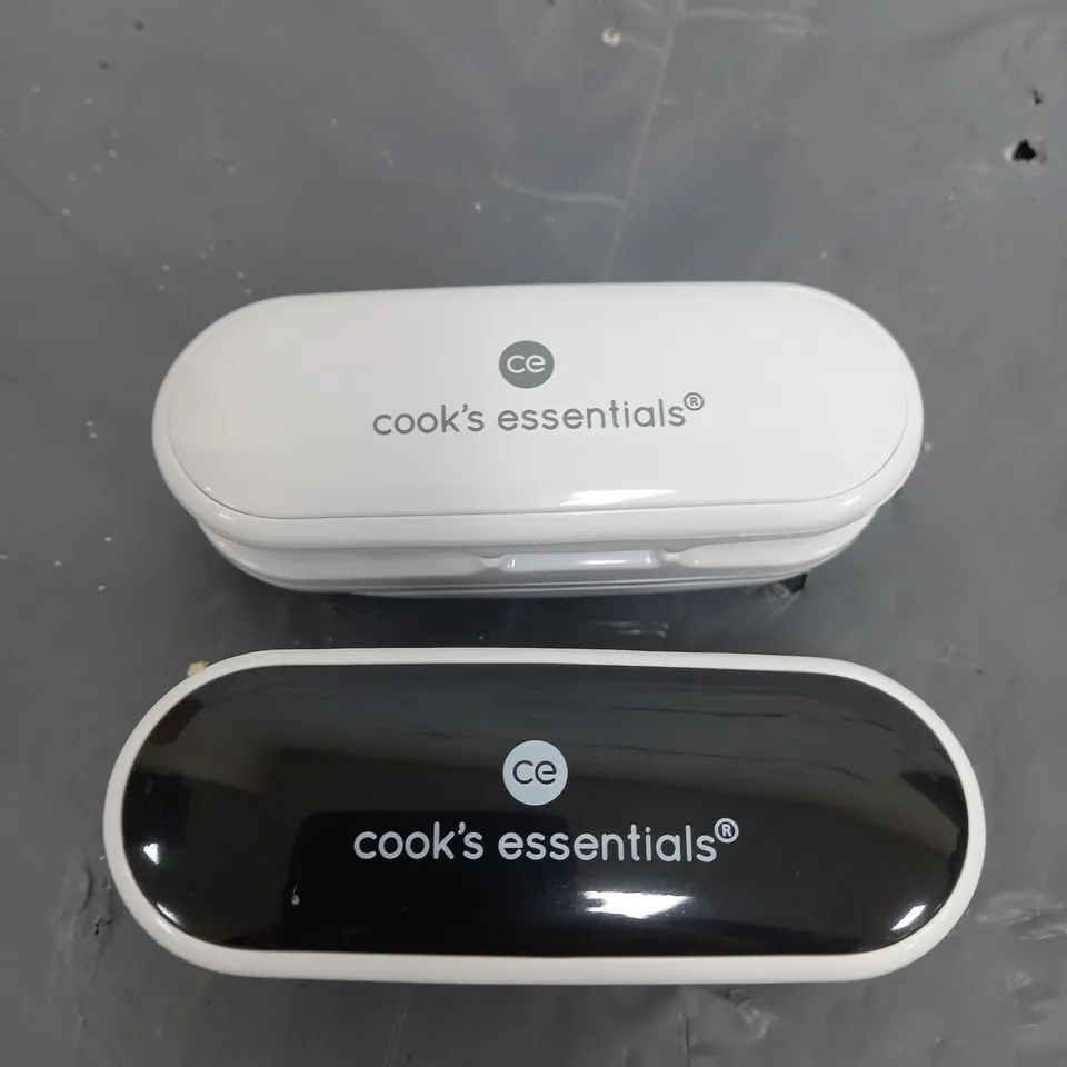 COOK'S ESSENTIALS SET OF 2 FOOD SEALER & CUTTER