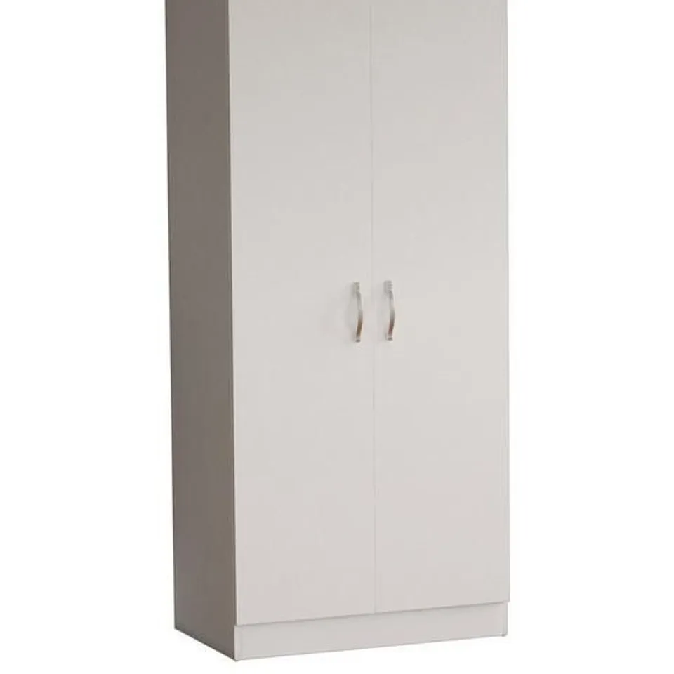 RIANO 2 DOOR WARDROBE WHITE (BOX 1 OF 2 ONLY)
