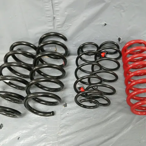 5 ASSORTED CAR COIL SPRINGS 