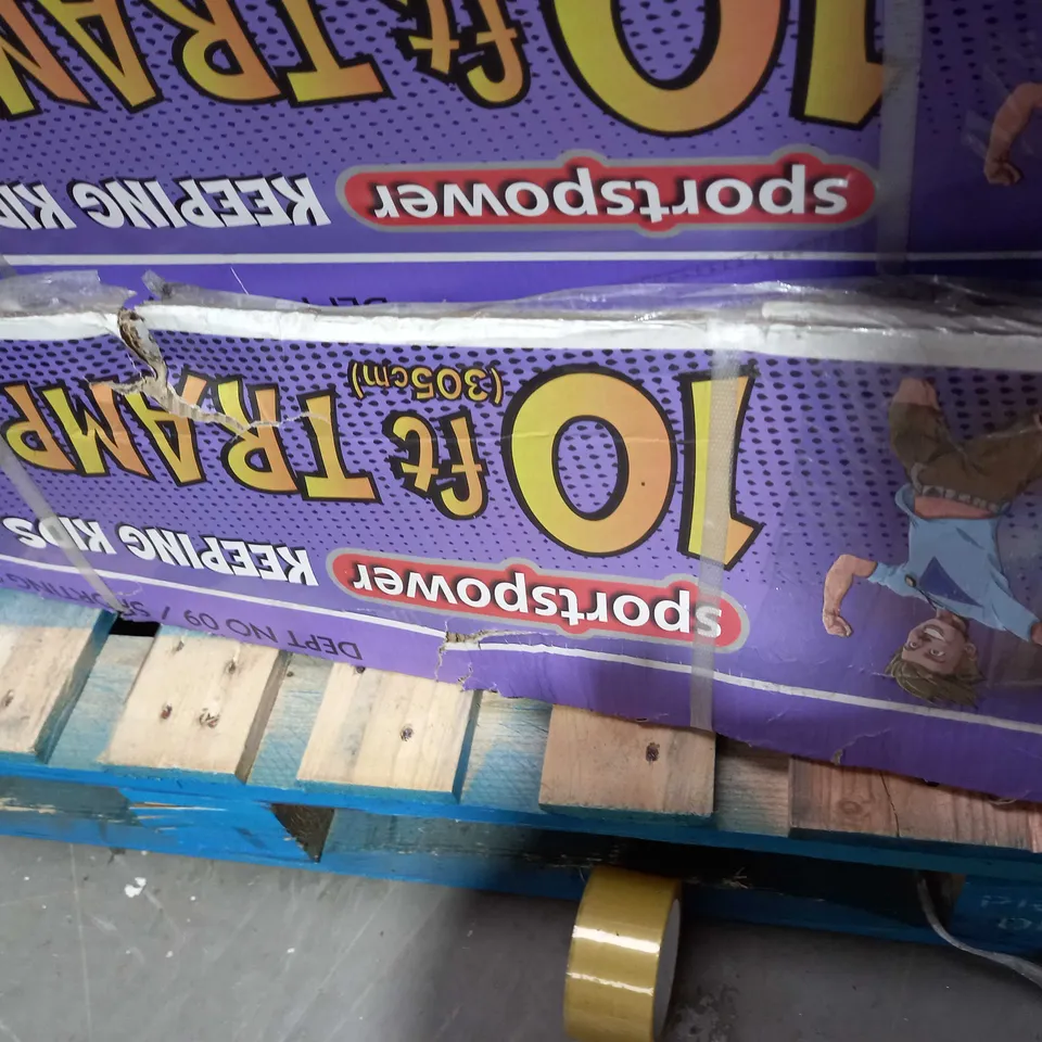 BOXED SPORTSPOWER 10FT (305CM) TRAMPOLINE - COLLECTION ONLY