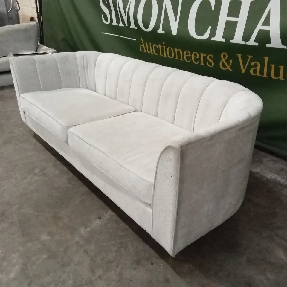 GUILD FABRIC 3 SEATER SOFA - IVORY RRP £699