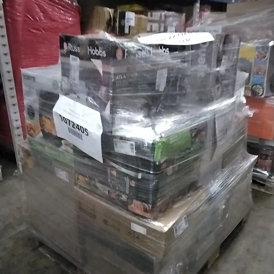PALLET OF APPROXIMATELY 21 UNPROCESSED RAW RETURN HOUSEHOLD AND ELECTRICAL GOODS TO INCLUDE;