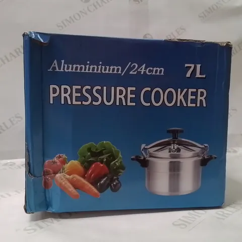BOXED ALUMINIUM 24CM PRESSURE COOKER