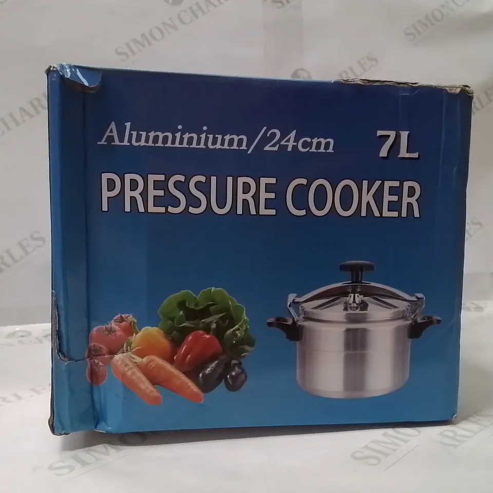 BOXED ALUMINIUM 24CM PRESSURE COOKER