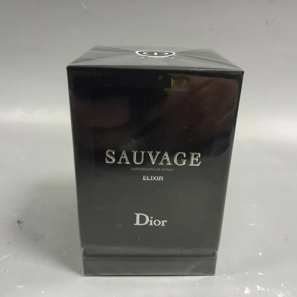 BOXED AND SEALED DIOR SAUVAGE ELIXIR VAPORISATEUR SPRAY 60ML 