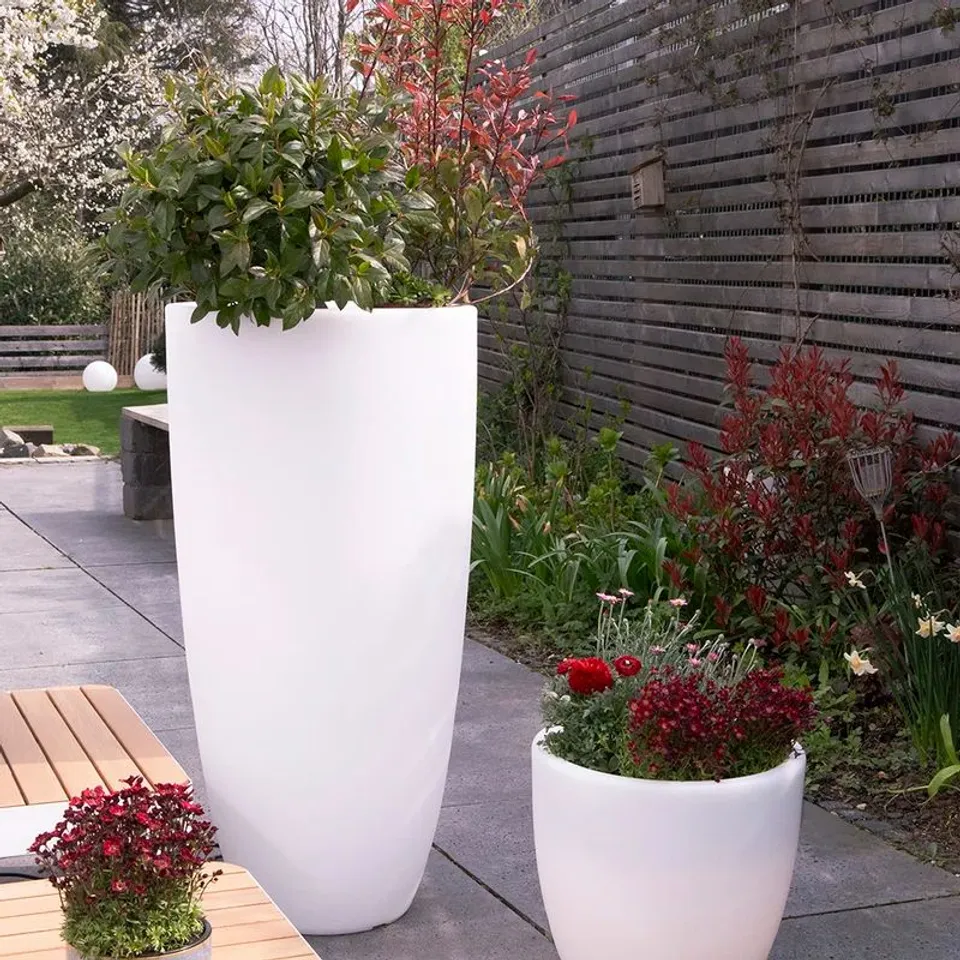 BOXED TILLIE PLASTIC PLANT POT (1 BOX)